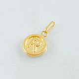 Dije Letra R 0.6gr / 3/4 in / Oro Amarillo 18K