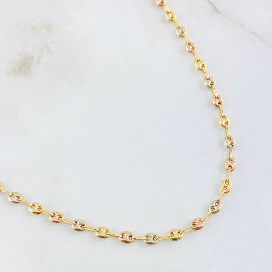 Cadena GC 6.9gr / 17 in / 3.4mm Tres Oros 18K ©