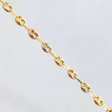 Cadena GC 6.65gr / 17 3/4 in / 4.3mm Tres Oros 18K