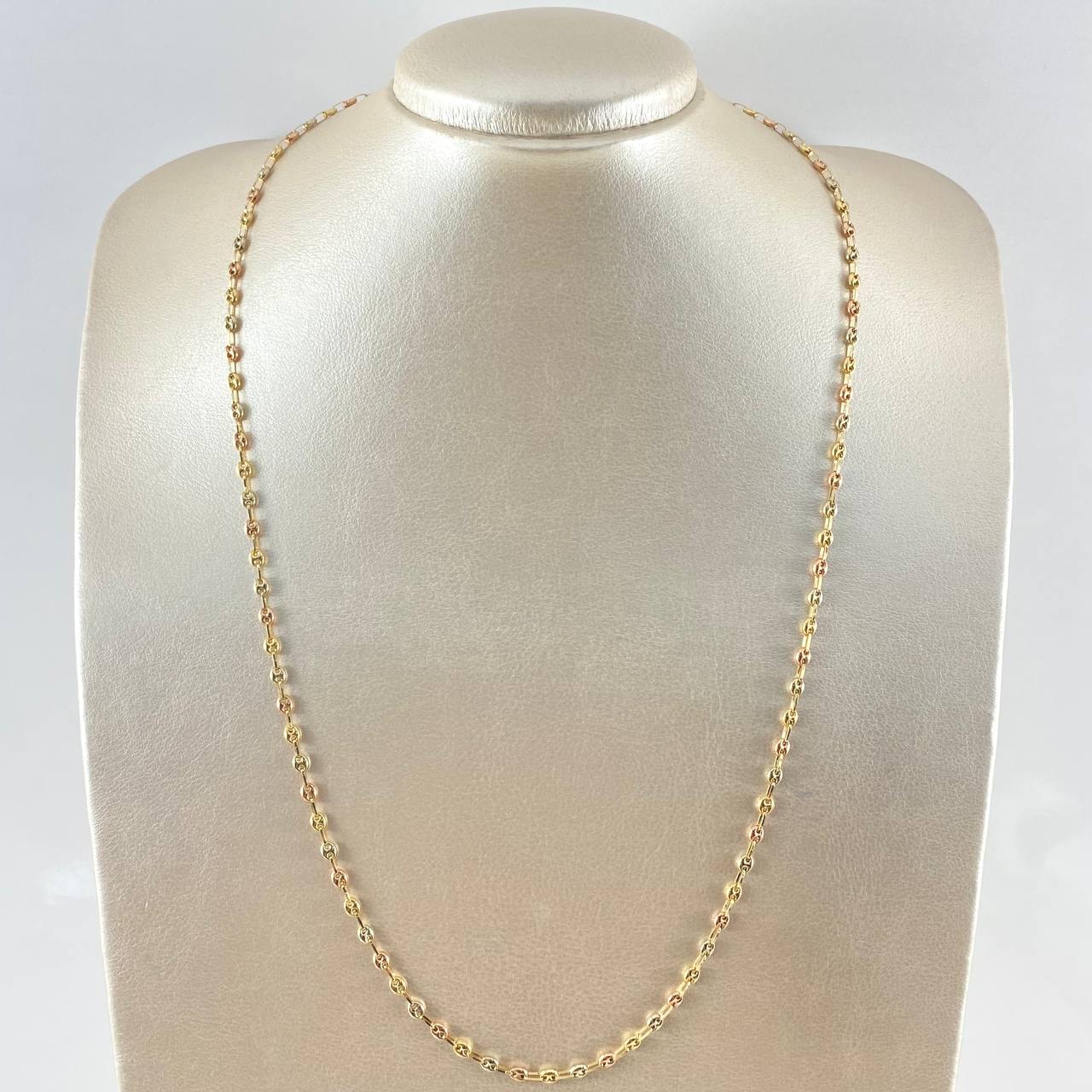 Cadena GC 6.95gr / 23 1/2 in / Tres Oros 18K *