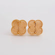 Topos Trebol Diamantado 5.1g / in / 12.3mm Oro Rosa 18K