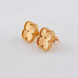 Topos Trebol Diamantado 5.1g / in / 12.3mm Oro Rosa 18K