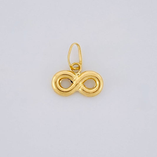 Infinity Pendant 0.25g / 1/2 in 18K Yellow Gold