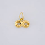 Infinity Pendant 0.25g / 1/2 in 18K Yellow Gold