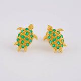 Topos Tortuga Esmeraldas 44pts 2.85gr / 1.4cm / Oro 18K ©