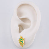 Topos Tortuga Esmeraldas 44pts 2.85gr / 1.4cm / Oro 18K ©