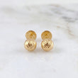 Diamond Cut Bead Stud Earrings 0.7g / in / 6mm Yellow Gold 18K