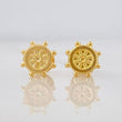 Helm Stud Earrings 0.6g / in / 8mm Yellow Gold 18K