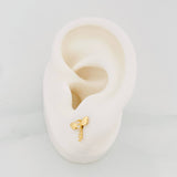Dragonfly Stud Earrings 0.95g / in / 9.7mm Yellow Gold 18K