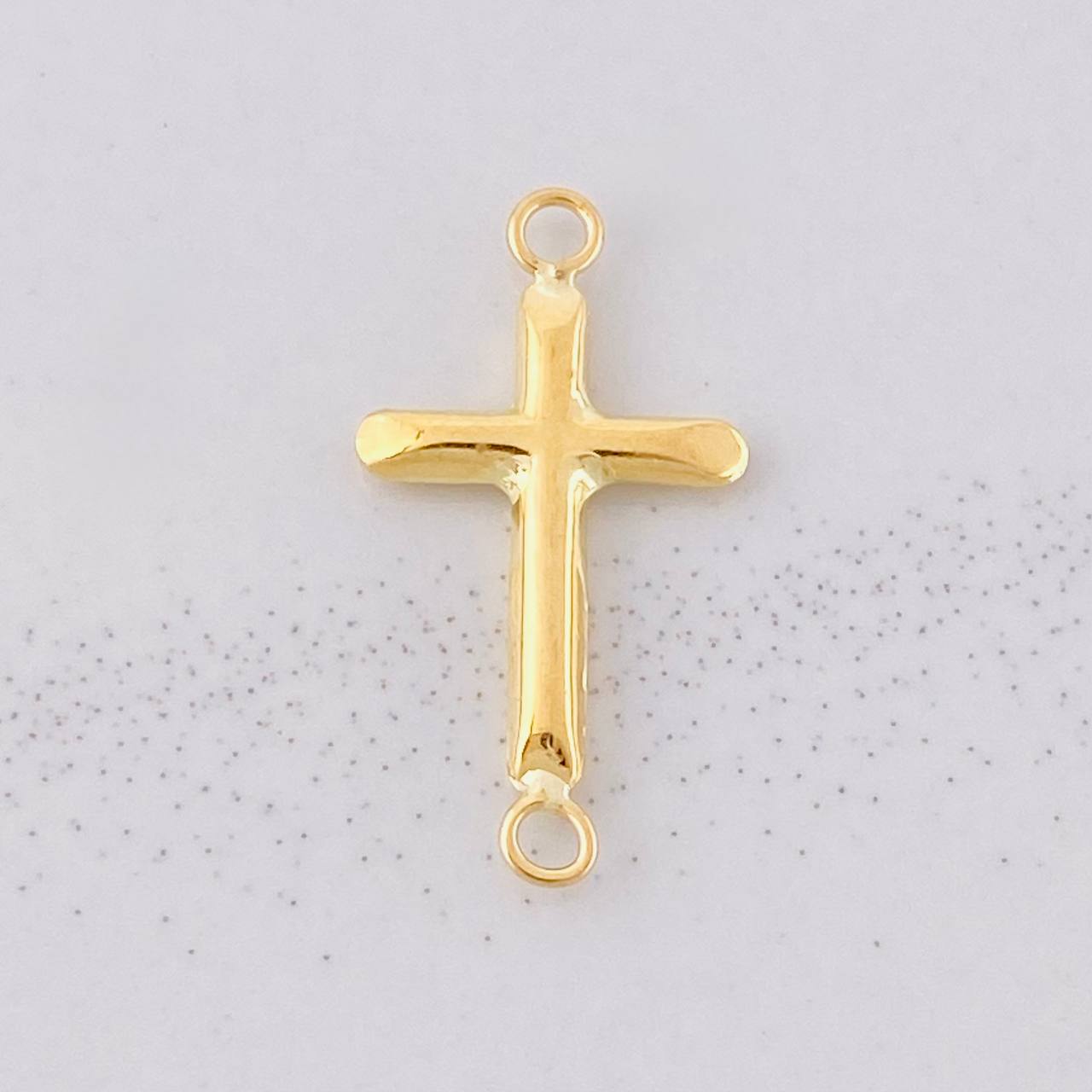 Charm Cross 0.3g / 3/4 in Yellow Gold 18K