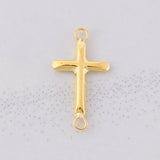 Charm Cross 0.3g / 3/4 in Yellow Gold 18K