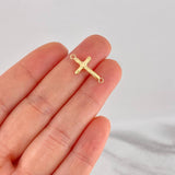 Charm Cross 0.3g / 3/4 in Yellow Gold 18K