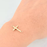 Charm Cross 0.3g / 3/4 in Yellow Gold 18K