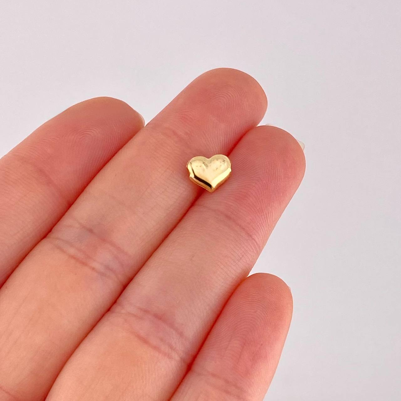 Herraje Corazón 0.15g / 1/4 in Oro Amarillo 18K