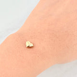 Herraje Corazón 0.15g / 1/4 in Oro Amarillo 18K