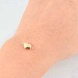 Herraje Corazón 0.25g / 1 in Oro Amarillo 18K