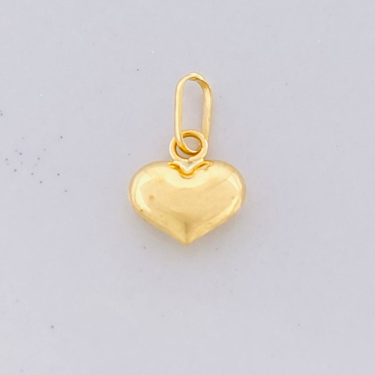 Dije Corazón 0.3g / 1/2 in Oro Amarillo 18K