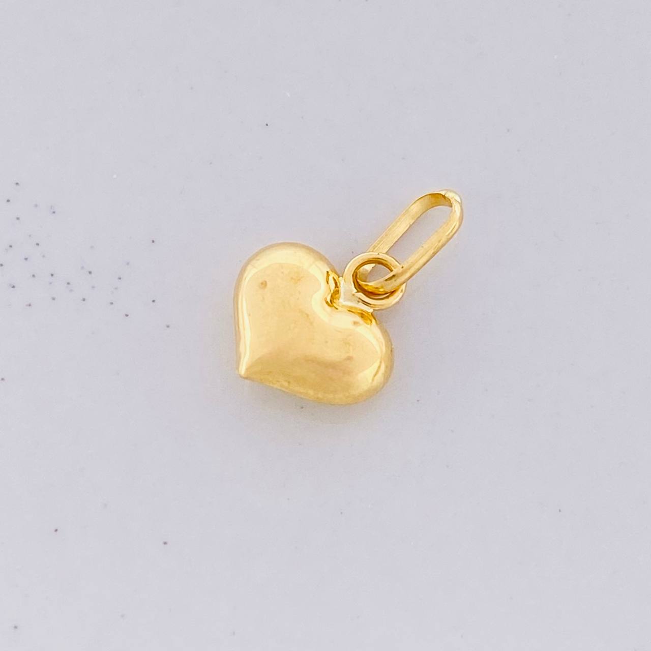 Pendant Heart 0.25g / 1/2 in Yellow Gold 18K
