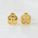 Topos Trebol 0.8gr / Oro Amarillo 18K ©