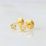 Topos Estrella 0.65gr / 4mm Oro Amarillo 18K ©