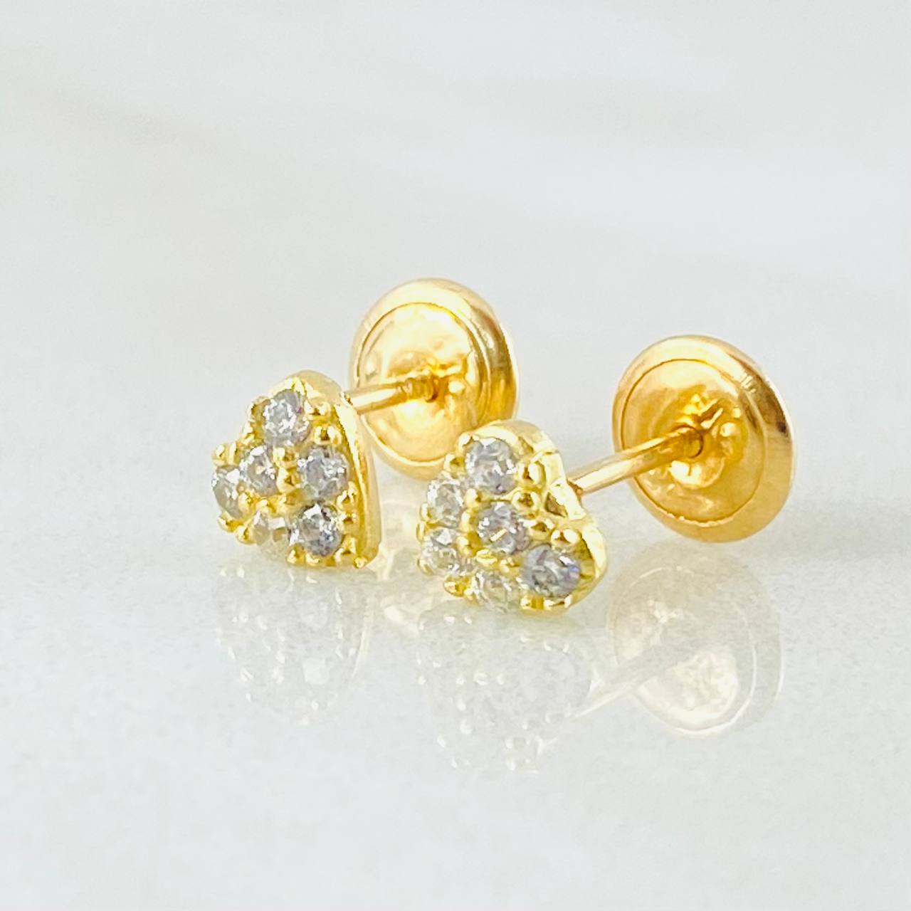 Topos Corazon 0.95gr / Oro Amarillo 18K