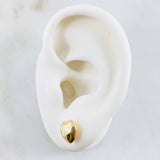 Stud Earrings Heart 0.9gr / 18K Gold