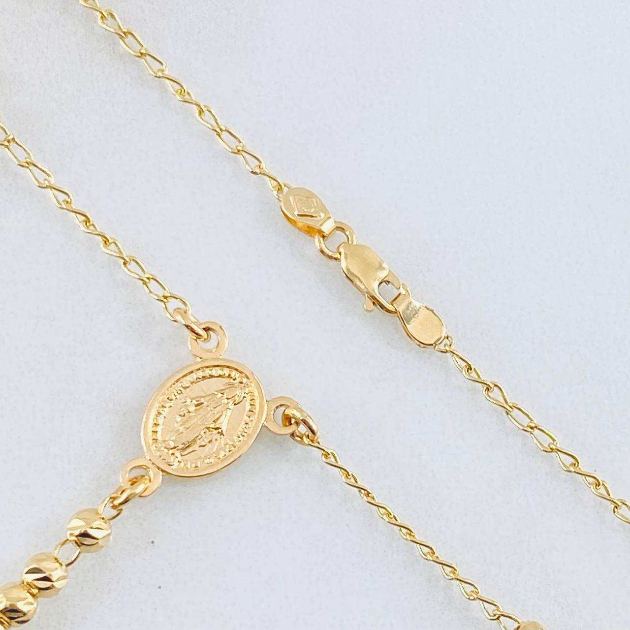 Rosario Virgen Milagrosa 7gr / 19 3/4 in / Oro Amarillo 18K *
