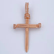 Pendant Nail Cross 3.9gr / 4.6cm / 18K Gold $