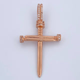 Pendant Nail Cross 3.9gr / 4.6cm / 18K Gold $