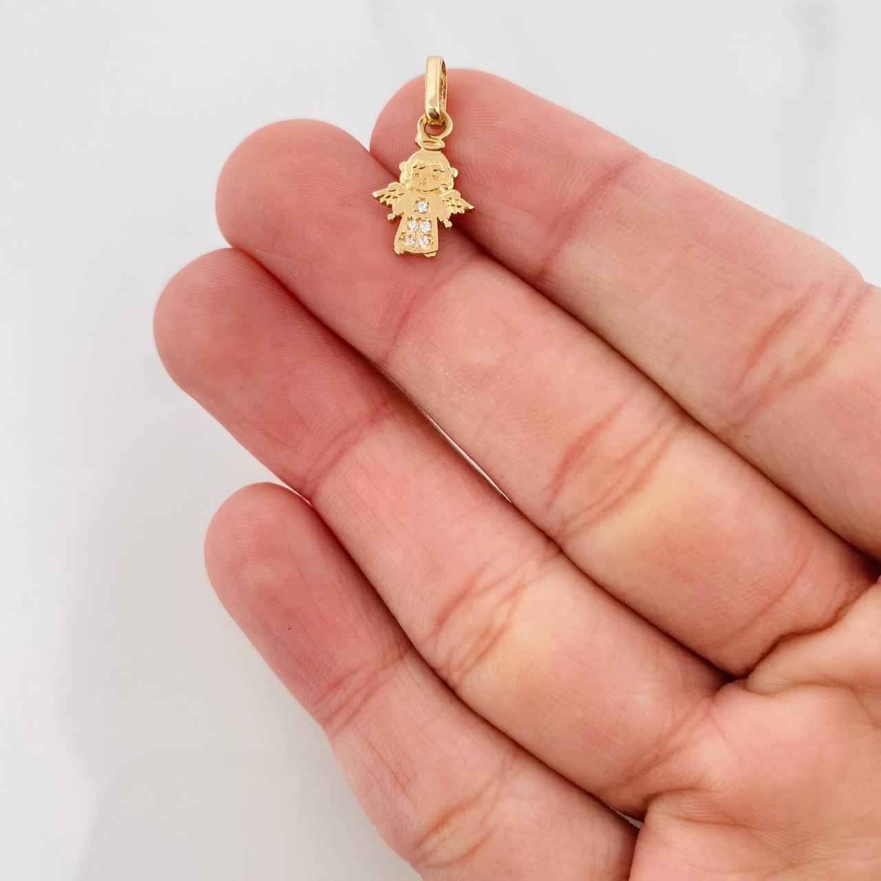 Dije Ángel 0.75g / 3/4 in Oro Amarillo 18K