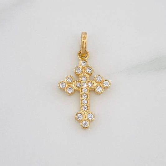Dije Cruz 1.4g / 1 in Oro Amarillo 18K
