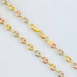Cadena GC 4.6gr / 15 3/4 in / Tres Oros 18K *