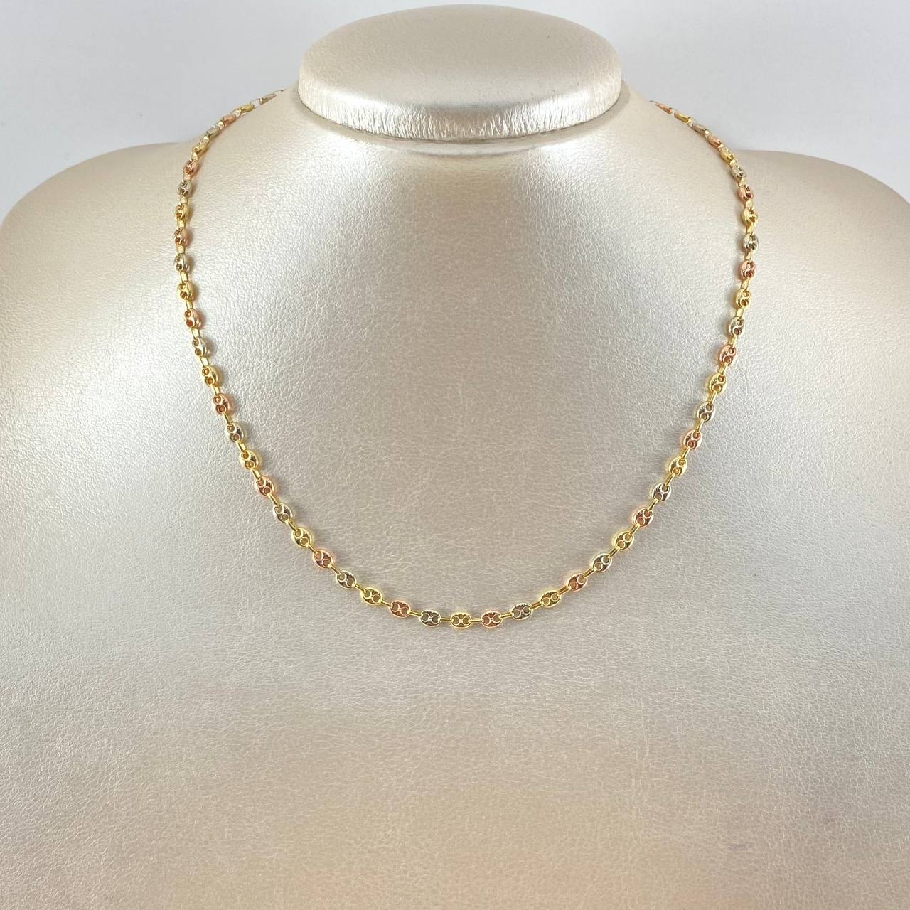 Cadena GC 6.9gr / 17 in / 3.4mm Tres Oros 18K ©