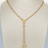 Rosario Virgen Milagrosa 6.4gr / 23 1/2 in / Tres Oros 18K &