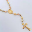Rosario Virgen Milagrosa 12.6gr / 23 1/2 in / Tres Oros 18K &