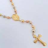 Rosario Virgen Milagrosa 12.6gr / 23 1/2 in / Tres Oros 18K &