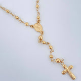 Rosario Virgen Milagrosa 6.4gr / 21 in / Oro Amarillo 18K &