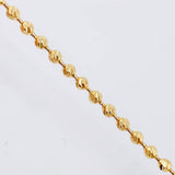 Cadena Militar 12.75 g / 18 1/4 in / 3 mm Oro Amarillo 18K