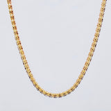 Cadena Ice 18gr / 23 1/2 in / 2.6mm Tres Oros +4 18K ©