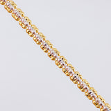 Cadena Ice 18.18gr / 23 1/2 in / 2.6mm Tres Oros +4 18K