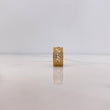 Pendant Tribal Hoop 2.45gr / 1.2cm / White Zirconia 18K Yellow Gold $