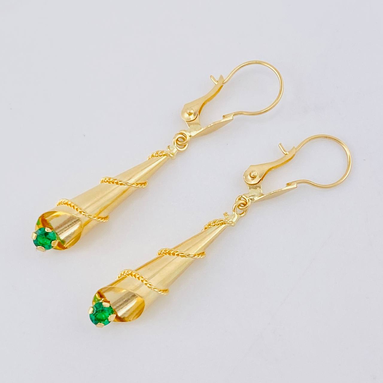 Hoop Earrings Lagrima 1.7 g / 1 1/2 in 18K Yellow Gold