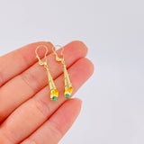 Hoop Earrings Lagrima 1.7 g / 1 1/2 in Yellow Gold 18K