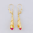 Hoop Earrings Lagrima 1.7 g / 1 1/2 in 18K Yellow Gold