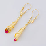 Hoop Earrings Lagrima 1.7 g / 1 1/2 in 18K Yellow Gold