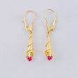 Candongas Lagrima 1.15 g / 1 1/4 in Oro Amarillo 18K