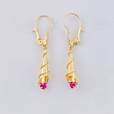 Candongas Lagrima 1.15 g / 1 1/4 in Oro Amarillo 18K