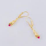 Candongas Lagrima 1.15 g / 1 1/4 in Oro Amarillo 18K