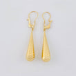 Candongas Lagrima 1.1 g / 1 1/2 in Oro Amarillo 18K