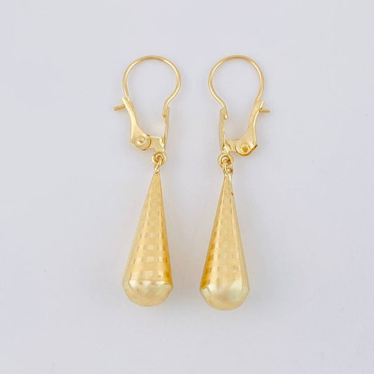 Hoop Earrings Lagrima 1 g / 1 1/4 in 18K Yellow Gold
